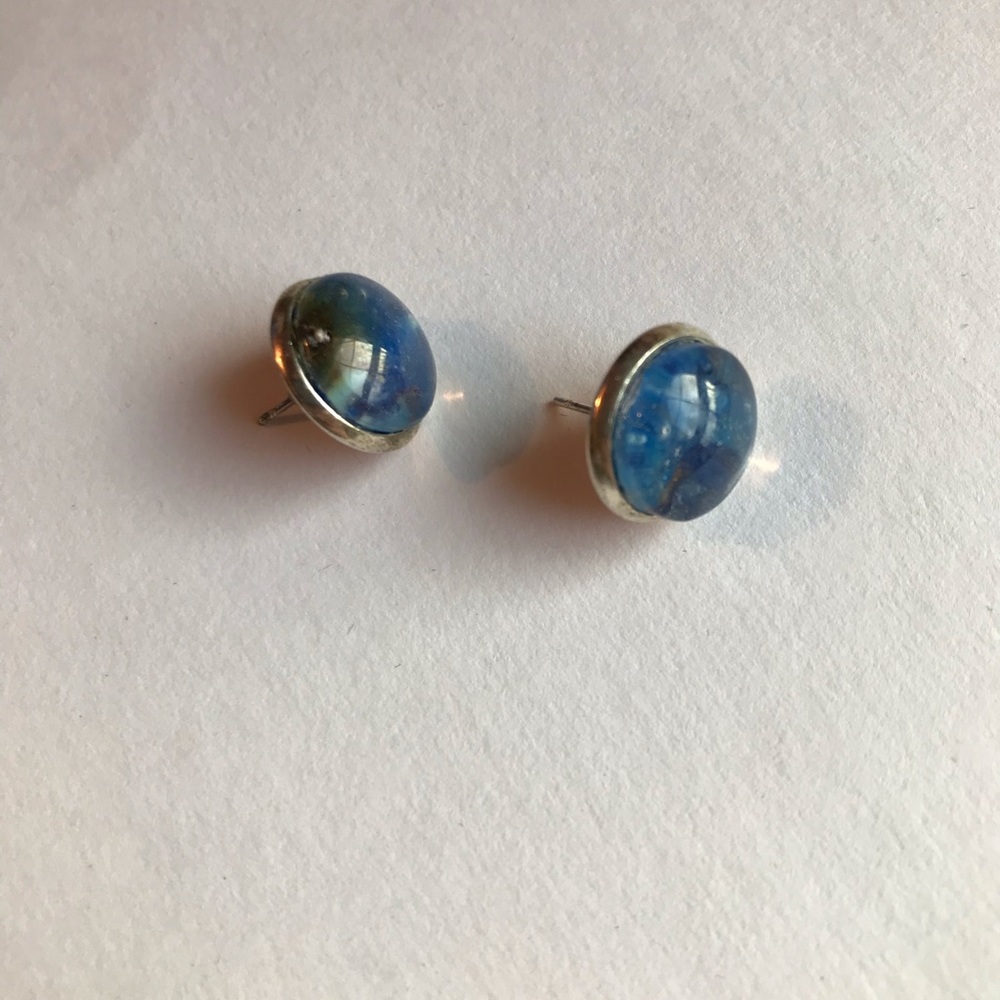 Free with purchase. Liquid Acrylic Stud earrings